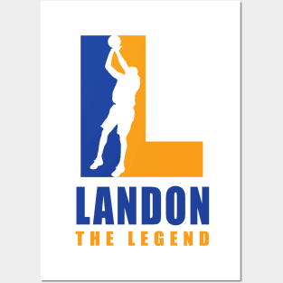 Landon Custom Player Basketball Your Name The Legend T-Shirt Posters and Art